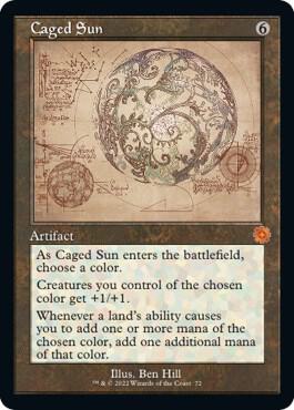 Caged Sun (Schematic) (72) [The Brothers' War Retro Artifacts]