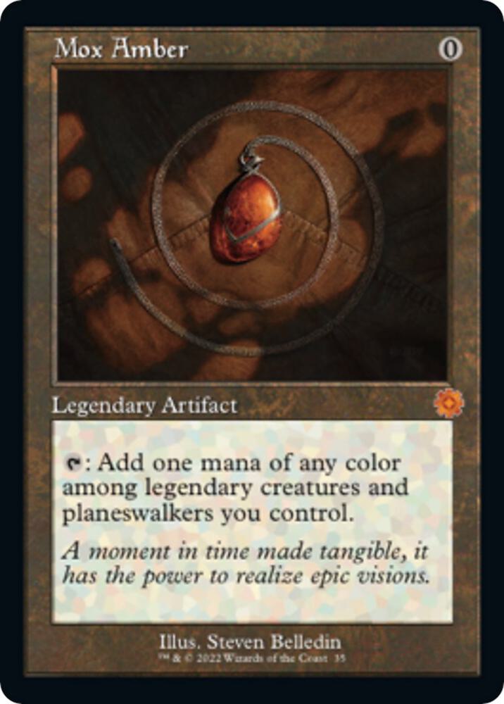 Mox Amber (35) [The Brothers' War Retro Artifacts]