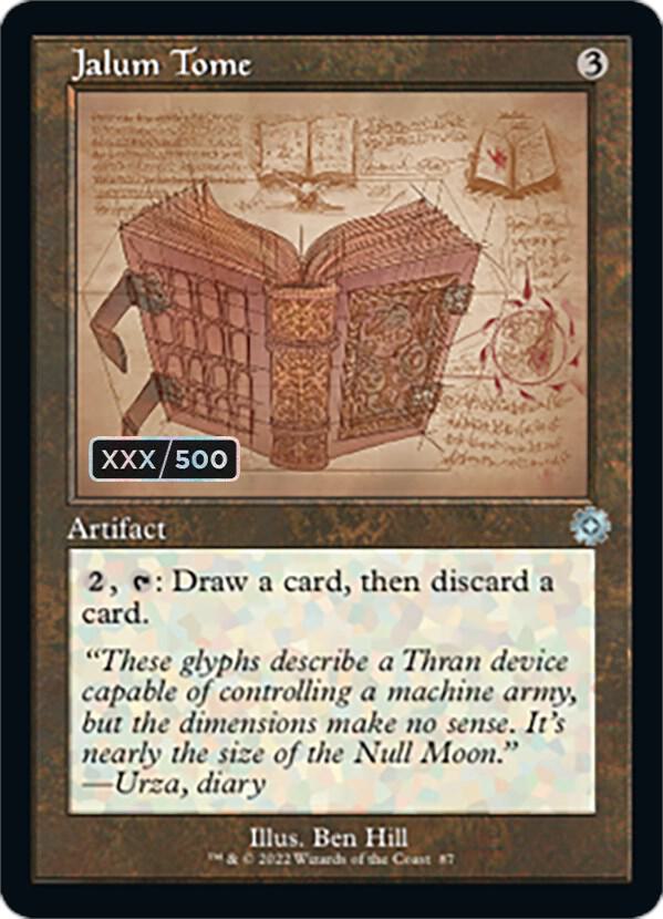 Jalum Tome (Schematic) (Serial Numbered) (87) [The Brothers' War Retro Artifacts]