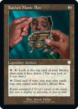 Kayla's Music Box (Retro Frame) (15) [The Brothers' War Commander]