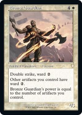 Bronze Guardian (Retro Frame) (70) [The Brothers' War Commander]