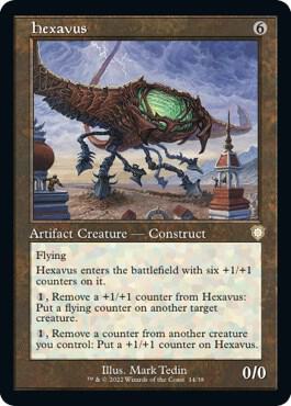 Hexavus (Retro Frame) (14) [The Brothers' War Commander]