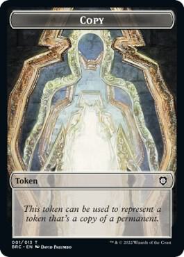 Copy // Thopter (006) Double-Sided Token (1 // 6) [The Brothers' War Commander]