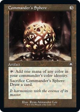 Commander's Sphere (Retro Frame) (135) [The Brothers' War Commander]
