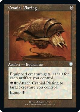 Cranial Plating (Retro Frame) (136) [The Brothers' War Commander]