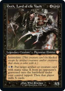 Geth, Lord of the Vault (Retro Frame) (107) [The Brothers' War Commander]