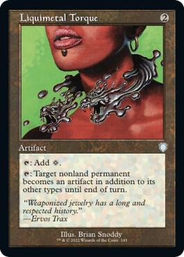 Liquimetal Torque (Retro Frame) (145) [The Brothers' War Commander]