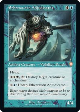 Ethersworn Adjudicator (Retro Frame) (83) [The Brothers' War Commander]