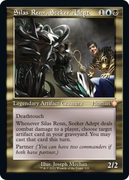 Silas Renn, Seeker Adept (Retro Frame) (129) [The Brothers' War Commander]