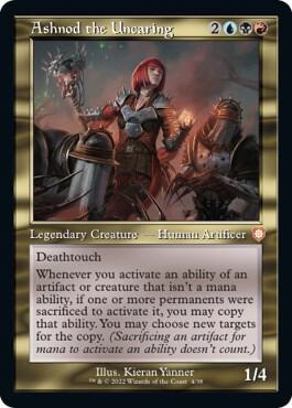 Ashnod the Uncaring (Retro Frame) (4) [The Brothers' War Commander]