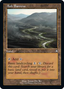 Ash Barrens (Retro Frame) (174) [The Brothers' War Commander]