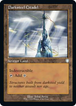 Darksteel Citadel (Retro Frame) (180) [The Brothers' War Commander]