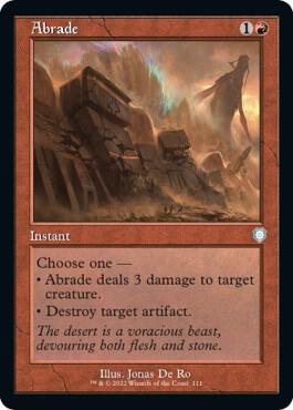 Abrade (Retro Frame) (111) [The Brothers' War Commander]