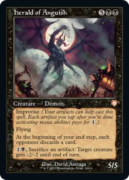 Herald of Anguish (Retro Frame) (108) [The Brothers' War Commander]