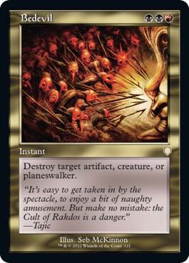 Bedevil (Retro Frame) (121) [The Brothers' War Commander]