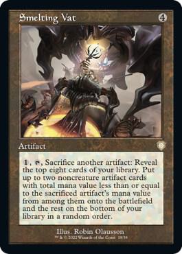 Smelting Vat (Retro Frame) (18) [The Brothers' War Commander]
