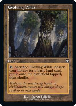 Evolving Wilds (Retro Frame) (184) [The Brothers' War Commander]