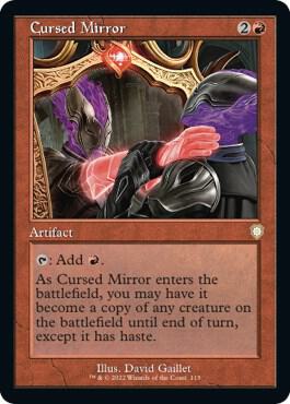 Cursed Mirror (Retro Frame) (115) [The Brothers' War Commander]