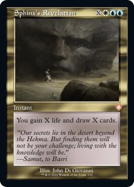 Sphinx's Revelation (Retro Frame) (130) [The Brothers' War Commander]