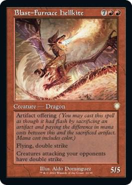 Blast-Furnace Hellkite (Retro Frame) (12) [The Brothers' War Commander]