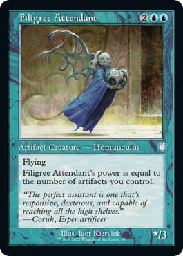 Filigree Attendant (Retro Frame) (85) [The Brothers' War Commander]