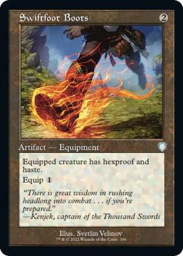 Swiftfoot Boots (Retro Frame) (166) [The Brothers' War Commander]