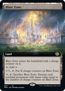 Blast Zone (Extended Art) (369) [The Brothers' War] [Extended Art]