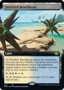 Fortified Beachhead (Extended Art) (370) [The Brothers' War] [Extended Art]