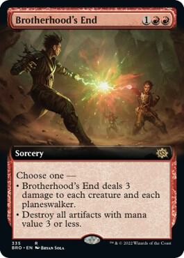 Brotherhood's End (Extended Art) (335) [The Brothers' War] [Extended Art]