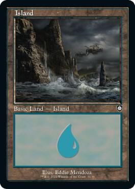 Island (31) (Retro Frame) [The Brothers' War Commander]