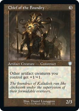 Chief of the Foundry (Retro Frame) (134) [The Brothers' War Commander]