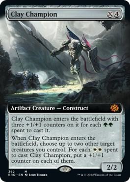 Clay Champion (Extended Art) (362) [The Brothers' War] [Extended Art]