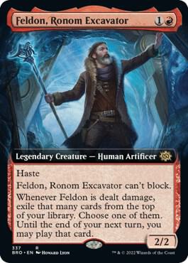 Feldon, Ronom Excavator (Extended Art) (337) [The Brothers' War] [Extended Art]