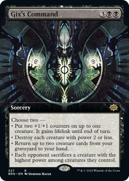 Gix's Command (Extended Art) (327) [The Brothers' War] [Extended Art]