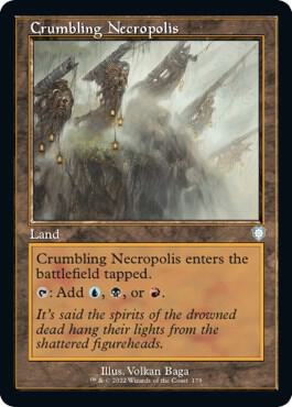 Crumbling Necropolis (Retro Frame) (179) [The Brothers' War Commander]