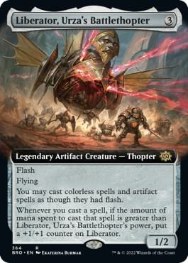 Liberator, Urza's Battlethopter (Extended Art) (364) [The Brothers' War] [Extended Art]