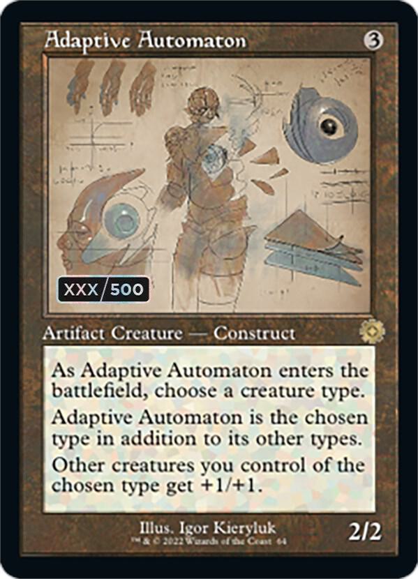 Adaptive Automaton (Schematic) (Serial Numbered) (64) [The Brothers' War Retro Artifacts]