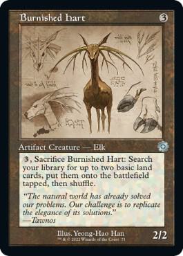 Burnished Hart (Schematic) (71) [The Brothers' War Retro Artifacts]