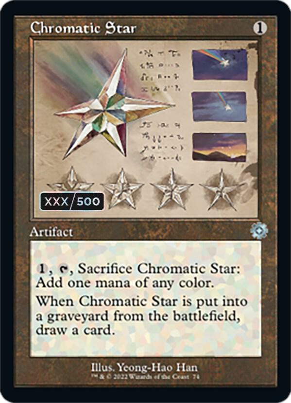 Chromatic Star (Schematic) (Serial Numbered) (74) [The Brothers' War Retro Artifacts]