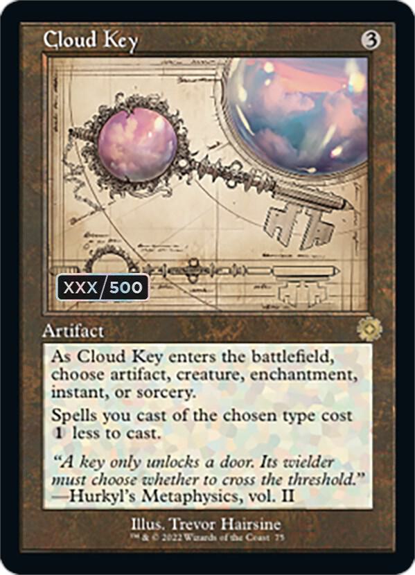 Cloud Key (Schematic) (Serial Numbered) (75) [The Brothers' War Retro Artifacts]
