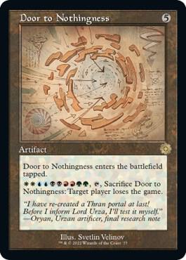 Door to Nothingness (Schematic) (77) [The Brothers' War Retro Artifacts]