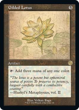 Gilded Lotus (Schematic) (80) [The Brothers' War Retro Artifacts]