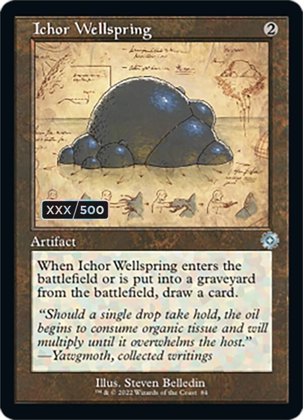 Ichor Wellspring (Schematic) (Serial Numbered) (84) [The Brothers' War Retro Artifacts]