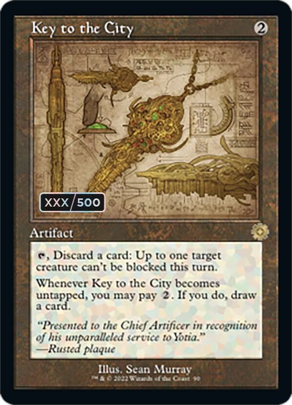 Key to the City (Schematic) (Serial Numbered) (90) [The Brothers' War Retro Artifacts]
