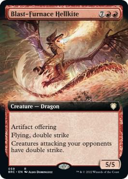 Blast-Furnace Hellkite (Extended Art) (59) [The Brothers' War Commander] [Extended Art]