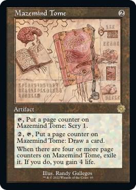 Mazemind Tome (Schematic) (93) [The Brothers' War Retro Artifacts]