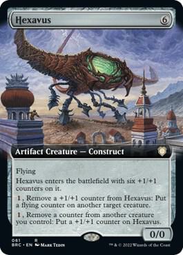 Hexavus (Extended Art) (61) [The Brothers' War Commander] [Extended Art]