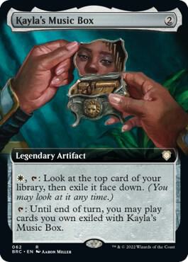 Kayla's Music Box (Extended Art) (62) [The Brothers' War Commander] [Extended Art]