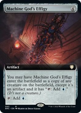 Machine God's Effigy (Extended Art) (63) [The Brothers' War Commander] [Extended Art]