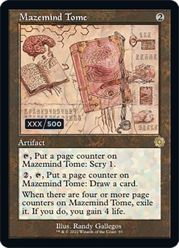 Mazemind Tome (Schematic) (Serial Numbered) (93) [The Brothers' War Retro Artifacts]